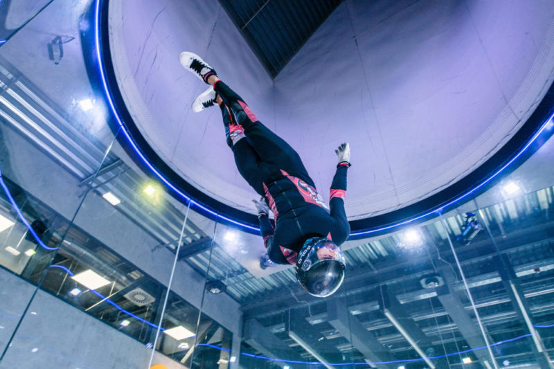 Polo Barberis vol dans un tunnel indoor skydiving